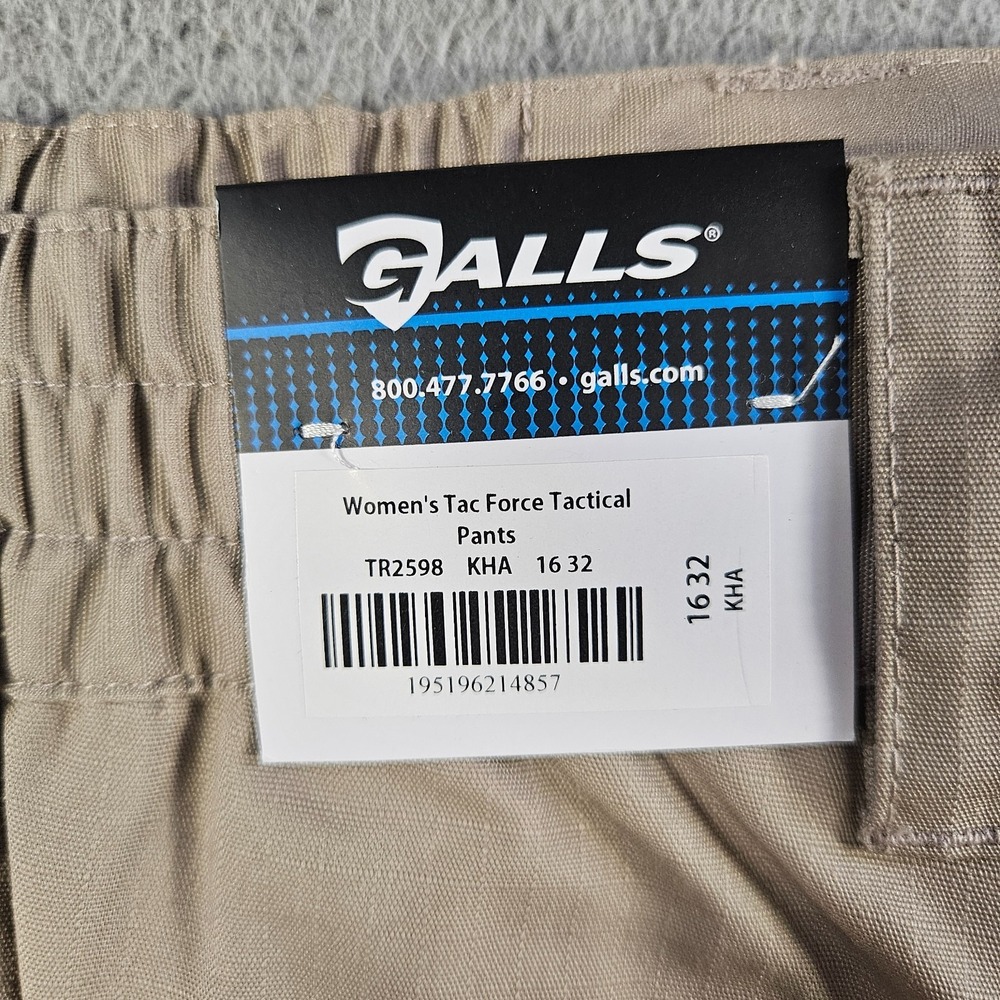 NEW GALLS Tac Force Tactical Pants Women Khaki Size 16 Inseam 32‎